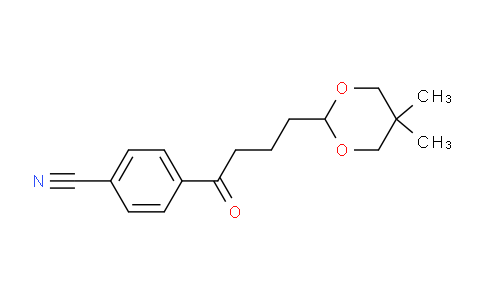 MC758781 | 898756-76-8 | 4'-Cyano-4-(5,5-dimethyl-1,3-dioxan-2-yl)butyrophenone