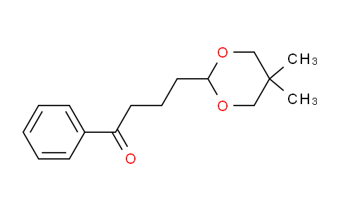 CAS No. 898785-40-5, 4-(5,5-Dimethyl-1,3-dioxan-2-yl)butyrophenone