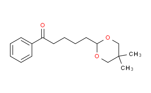 DY758813 | 898785-43-8 | 5-(5,5-Dimethyl-1,3-dioxan-2-yl)valerophenone