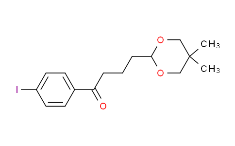 DY758819 | 898785-58-5 | 4-(5,5-Dimethyl-1,3-dioxan-2-yl)-4'-iodobutyrophenone