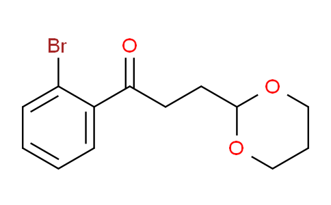 898785-66-5 | 2'-Bromo-3-(1,3-dioxan-2-yl)propiophenone