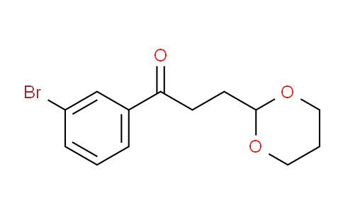 898785-68-7 | 3'-Bromo-3-(1,3-dioxan-2-yl)propiophenone