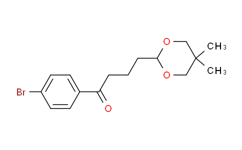CAS No. 898785-74-5, 4'-Bromo-4-(5,5-dimethyl-1,3-dioxan-2-yl)butyrophenone