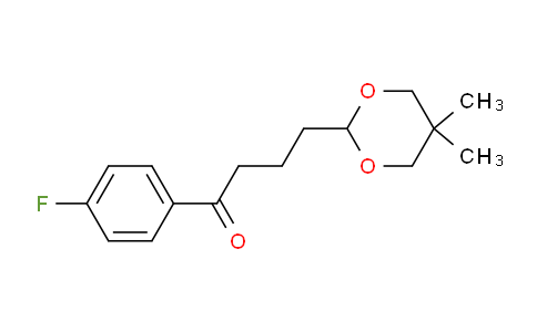 MC758844 | 898786-09-9 | 4-(5,5-Dimethyl-1,3-dioxan-2-yl)-4'-fluorobutyrophenone