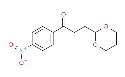 CAS No. 898786-24-8, 3-(1,3-Dioxan-2-yl)-4'-nitropropiophenone