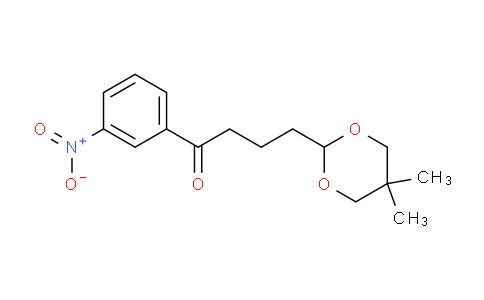 CAS No. 898786-27-1, 4-(5,5-Dimethyl-1,3-dioxan-2-yl)-3'-nitrobutyrophenone
