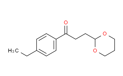 DY758875 | 898787-08-1 | 3-(1,3-Dioxan-2-yl)-4'-ethylpropiophenone