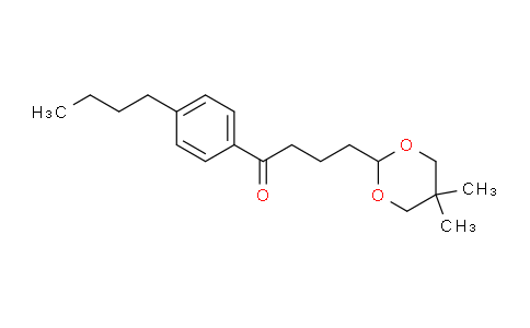 CAS No. 898787-25-2, 4'-n-Butyl-4-(5,5-dimethyl-1,3-dioxan-2-yl)butyrophenone