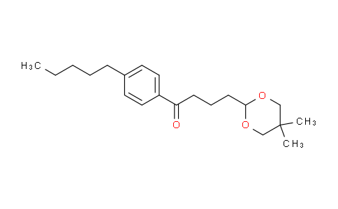 CAS No. 898787-27-4, 4-(5,5-Dimethyl-1,3-dioxan-2-yl)-4'-pentylbutyrophenone