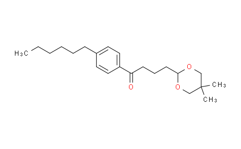 CAS No. 898787-29-6, 4-(5,5-Dimethyl-1,3-dioxan-2-yl)-4'-hexylbutyrophenone