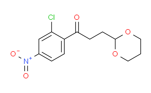CAS No. 937040-35-2, 2'-Chloro-3-(1,3-dioxan-2-yl)-4'-nitropropiophenone