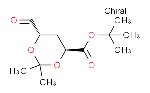 CAS No. 172405-02-6, tert-butyl (4S,6S)-6-formyl-2,2-dimethyl-1,3-dioxane-4-carboxylate
