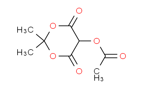CAS No. 75307-63-0, 1,3-Dioxane-4,6-dione, 5-(acetyloxy)-2,2-dimethyl-