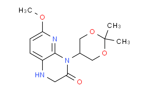 CAS No. 1075237-94-3, 4-(2,2-dimethyl-1,3-dioxan-5-yl)-6-methoxy-1,4-dihydropyrido[2,3-b]pyrazin-3(2H)-one