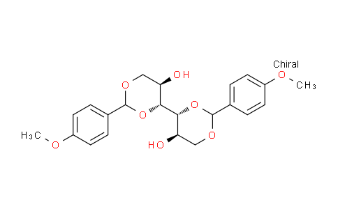 CAS No. 114935-17-0, (4R,4'R,5R,5'R)-2,2'-bis(4-Methoxyphenyl)-[4,4'-bi(1,3-dioxane)]-5,5'-diol