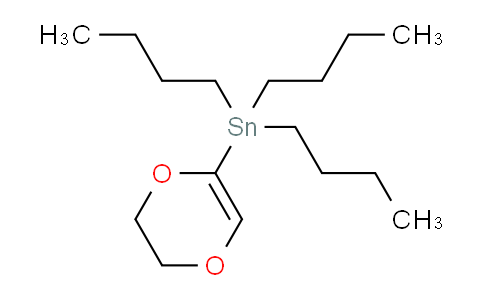 CAS No. 131470-66-1, Tributyl(5,6-dihydro-1,4-dioxin-2-yl)stannane