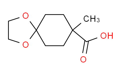 CAS No. 412293-42-6, 8-methyl-1,4-dioxaspiro[4.5]decane-8-carboxylic acid