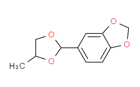 CAS No. 61683-99-6, 5-(4-Methyl-1,3-dioxolan-2-yl)benzo[d][1,3]dioxole