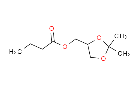 CAS No. 92418-59-2, (2,2-Dimethyl-1,3-dioxolan-4-yl)methyl butyrate