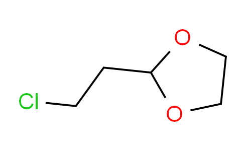 CAS No. 4362-36-1, 2-(2-chloroethyl)-1,3-dioxolane