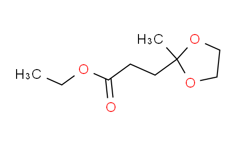 CAS No. 941-43-5, ethyl 3-(2-methyl-1,3-dioxolan-2-yl)propanoate