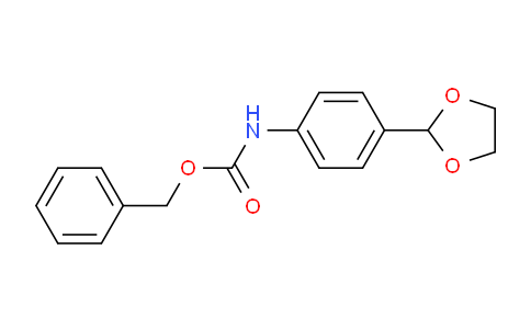 CAS No. 1224886-44-5, Benzyl (4-(1,3-dioxolan-2-yl)phenyl)carbamate