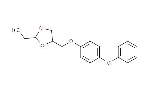 CAS No. 63837-33-2, 2-ethyl-4-((4-phenoxyphenoxy)methyl)-1,3-dioxolane