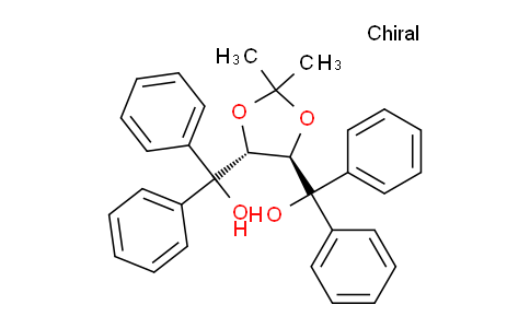 CAS No. 93379-48-7, ((4R,5R)-2,2-Dimethyl-1,3-dioxolane-4,5-diyl)bis(diphenylmethanol)