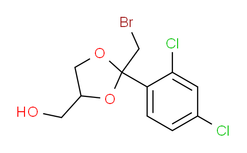 68751-57-5 | (2-(Bromomethyl)-2-(2,4-dichlorophenyl)-1,3-dioxolan-4-yl)methanol