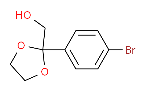 CAS No. 850868-72-3, (2-(4-bromophenyl)-1,3-dioxolan-2-yl)methanol