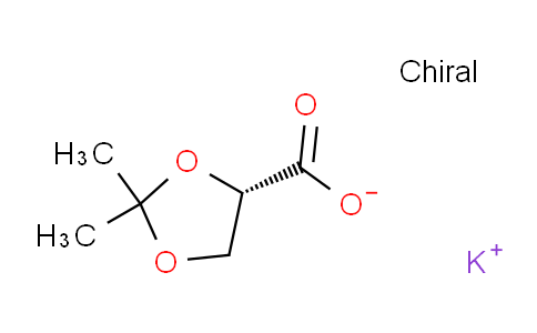 CAS No. 117205-81-9, Potassium (S)-2,2-dimethyl-1,3-dioxolane-4-carboxylate