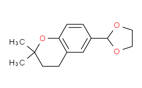 CAS No. 773102-09-3, 6-(1,3-Dioxolan-2-yl)-2,2-dimethylchroman