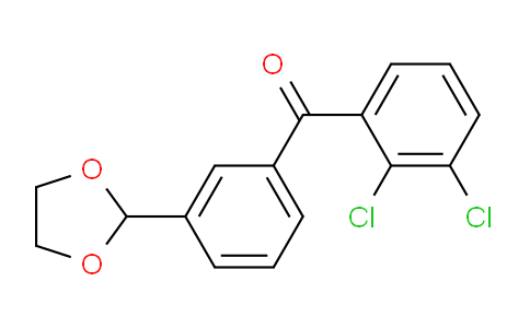 898759-49-4 | 2,3-Dichloro-3'-(1,3-dioxolan-2-yl)benzophenone