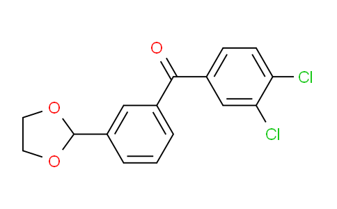 898759-58-5 | 3,4-Dichloro-3'-(1,3-dioxolan-2-yl)benzophenone