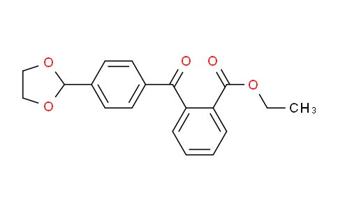 898759-97-2 | 2-Carboethoxy-4'-(1,3-dioxolan-2-yl)benzophenone