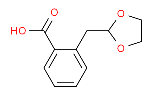 CAS No. 898767-07-2, 2-(1,3-Dioxolan-2-ylmethyl)benzoic acid