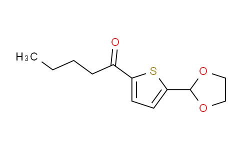 CAS No. 898771-86-3, Butyl 5-(1,3-dioxolan-2-yl)-2-thienyl ketone