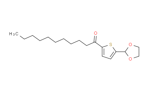 CAS No. 898771-98-7, Decyl 5-(1,3-Dioxolan-2-yl)-2-thienyl ketone