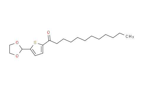 CAS No. 898772-00-4, 5-(1,3-Dioxolan-2-yl)-2-thienyl undecyl ketone