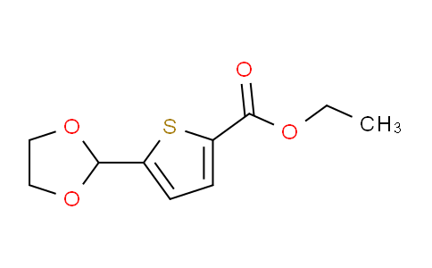 CAS No. 898772-08-2, Ethyl 5-(1,3-Dioxolan-2-yl)-2-thiophenecarboxylate