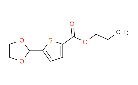 CAS No. 898772-11-7, Propyl 5-(1,3-Dioxolan-2-yl)-2-thiophenecarboxylate