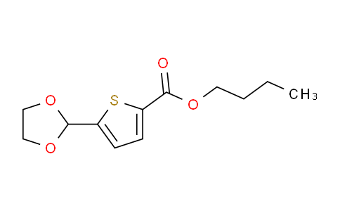 DY759117 | 898772-14-0 | Butyl 5-(1,3-Dioxolan-2-yl)-2-thiophenecarboxylate