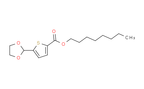 CAS No. 898772-26-4, Octyl 5-(1,3-Dioxolan-2-yl)-2-thiophenecarboxylate