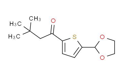 CAS No. 898772-86-6, 2,2-Dimethylpropyl 5-(1,3-Dioxolan-2-yl)-2-thienyl ketone