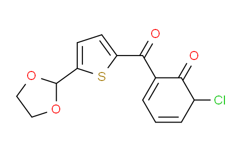 CAS No. 898773-47-2, 2-(3-Chlororobenzoyl)-5-(1,3-Dioxolan-2-yl)thiophene