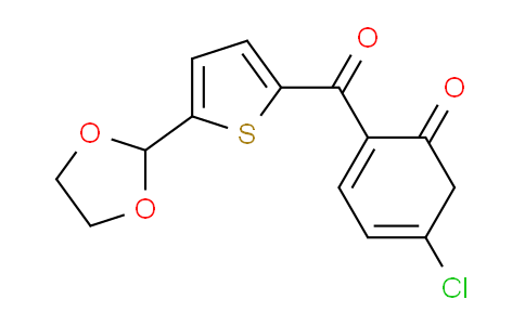 CAS No. 898773-50-7, 2-(4-Chlororobenzoyl)-5-(1,3-Dioxolan-2-yl)thiophene
