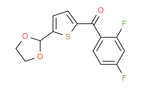 MC759187 | 898778-76-2 | 2-(2,4-Difluorobenzoyl)-5-(1,3-dioxolan-2-yl)thiophene