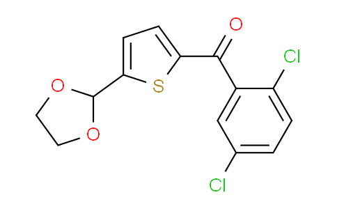 CAS No. 898778-90-0, 2-(2,5-Dichlorobenzoyl)-5-(1,3-dioxolan-2-yl)thiophene