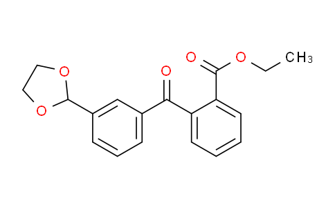 DY759208 | 898779-00-5 | 2-Carboethoxy-3'-(1,3-dioxolan-2-yl)benzophenone
