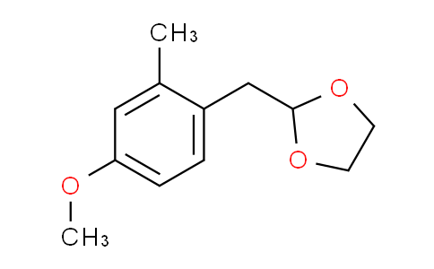 CAS No. 898785-25-6, 4-Methoxy-2-methyl(1,3-dioxolan-2-ylmethyl)benzene